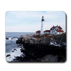 Scenic Portland Headlight Maine coast Mousepad by 