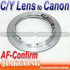 Contax Yashica CY C/Y Lens to Canon Eos EF Adapter with AF Confrim 