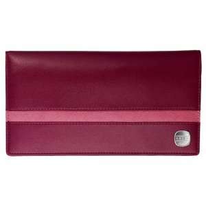  Cross Checkbook Wallet 1846 Leather Collection Ruby with Petal Pink 