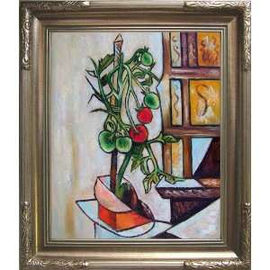 Pablo Picasso Tomato Plant Oil Painting Framed:  Home 