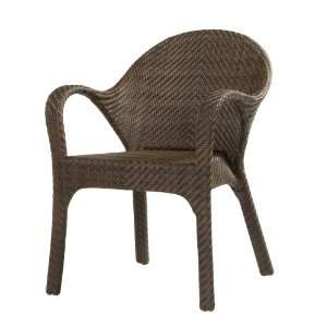  Whitecraft Bali Small Dining Chair, Coffee: Patio, Lawn 