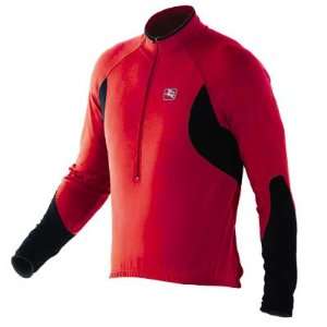  Giordana Tenax Pro Activa Long Sleeve Cycling Jersey (Red 