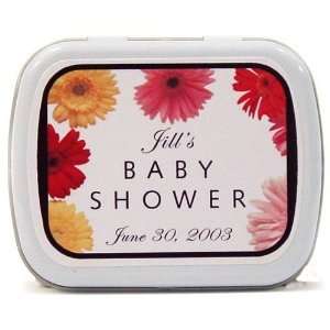  Baby Shower Mint Tins   Gerber Daisy Beauty