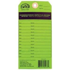  SAS5137 Eyewash Inspection Tag