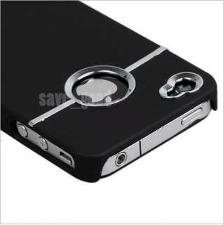   Chrome Cover Case Skin For iPhone 4G 4S GSM AT&T CDMA +GIFT  