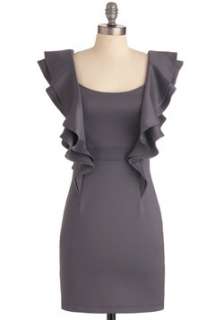 Grey Long Dress  Modcloth