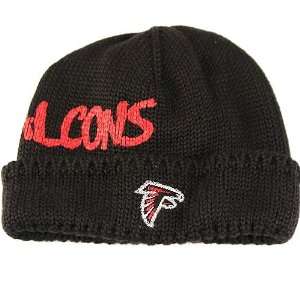  Atlanta Falcons Double Hit Cuffed Logo Knit Hat Sports 