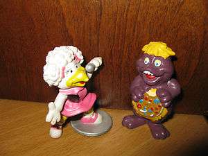 Chuck E. Cheese Characters Munch & Helen PVC Toy Figures (3)  