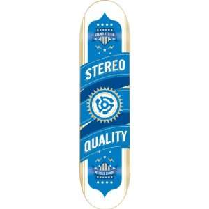 Stereo Stereo Quality Skateboard Deck, Red, 7.75  Sports 