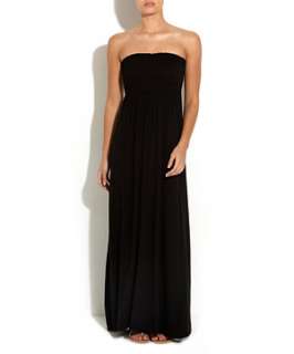 Black (Black) Black Bandeau Maxi Dress  251596401  New Look