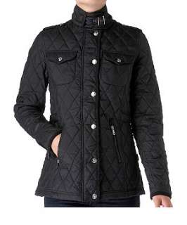 Black (Black) Le Breve Gossip Quilted Jacket  228620501  New Look