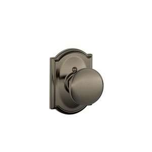  Pewter Dummy Plymouth Style Knob with Camelot Rose: Home Improvement