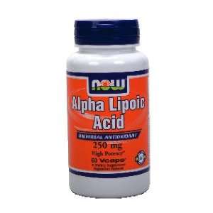  Now Foods Alpha Lipoic Acid 250 mg (60 caps) ( Multi Pack 