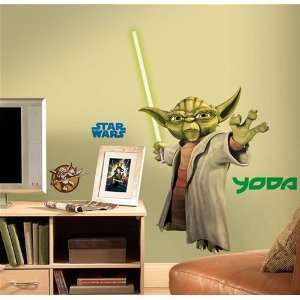  Star Wars Yoda Peel & Stick Giant Wall Stickers: Home 
