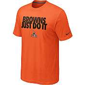 Nike Cleveland Browns Just Do It T Shirt   Alternate Color   NFLShop 