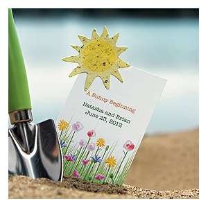  A Sunny Beginning Card with Seed Paper Sun: Patio, Lawn 