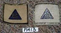 WWII US NON COMBATANT SLEEVE PATCH EACH P1413  