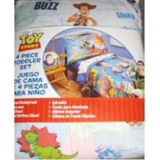 Disney Toy Story 3 Four Piece Toddler Bed Set 