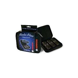  Hohner Hoodoo Blues Harmonica 3 Pack with Case Musical 