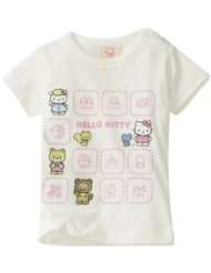Hello Kitty Organics Baby Girls Infant Friends Short Sleeve Snap Tee