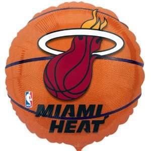  Lets Party By Miami Heat Basketball Foil Balloon 