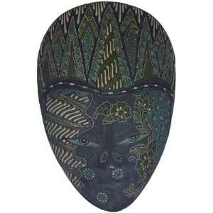  Hand painted 12 high Bali Style Mask: Home & Kitchen