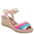 Kids Skechers  Tikis Pre/Grd Natural/Hot Pink/Mul Shoes 