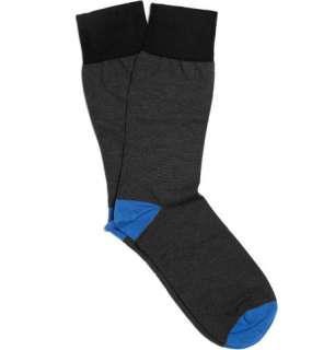    Socks  Casual socks  Fine Stripe Cotton Blend Socks