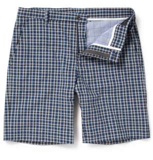  Clothing  Shorts  Casual  Checked Cotton Shorts