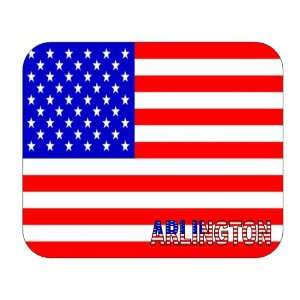  US Flag   Arlington, Virginia (VA) Mouse Pad Everything 