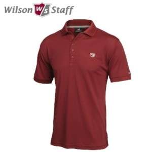 Wilson Staff Authentic Lite Poloshirt, dunkelrot, Gr.L  
