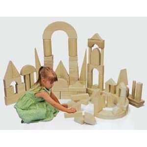  Hardwood Building Block Set   680 Piece: Toys & Games