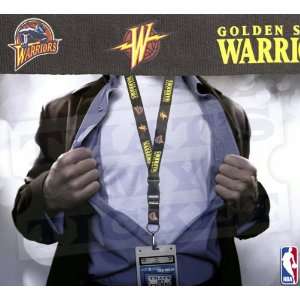  Golden State Warriors NBA Lanyard with Ticket Holder   Black 