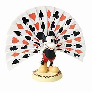  Wdcc Mickey Mouse Playing Card Plumage Figurine Toys 