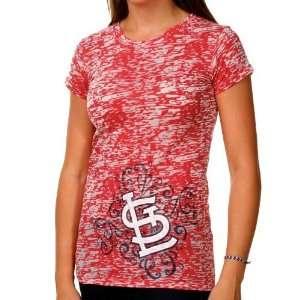  Burnout Premium Crew T shirt   Red:  Sports & Outdoors