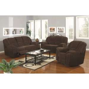   Pc Reclining Sofa Set by Coaster Fine Furniture: Home & Kitchen