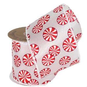  Peppermint Candy Ribbon Arts, Crafts & Sewing