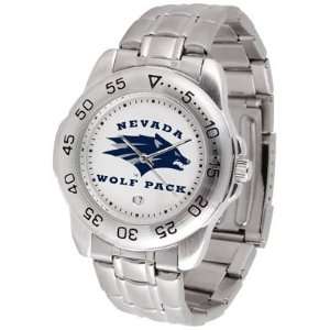  NCAA Nevada Wolf Pack Sport Steel Watch: Sports & Outdoors