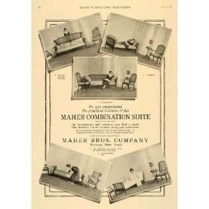  1920 Ad Maher Brothers Furniture Suites Medina New York 