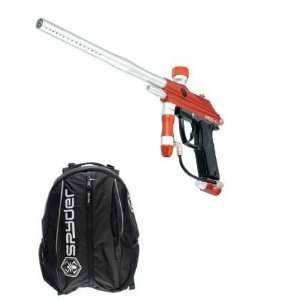 Azodin Kaos D Orange Flame Paintball Gun Backpack Package  