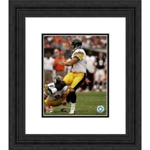  Framed Jeff Reed Pittsburgh Steelers Photograph Sports 