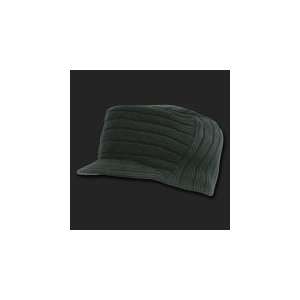  Knitted Flat Top Jeep Caps (HEATHER CHARCOAL ): Everything 