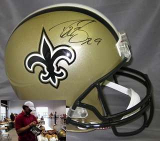 Drew Brees 9 Signed/Autographed Saints Full Size Helmet  