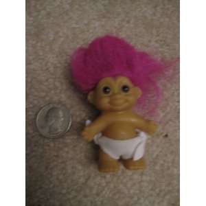 Russ Berrie.. Baby Troll, with Purple Hair: Everything 