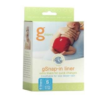  gDiapers Cloth Diaper Inserts, Medium XLarge (6 Count 