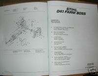 041 Farm Boss Chainsaw Parts Manual  
