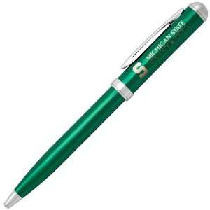  Michigan State Spartans Green Click Action Gel Ink Pen 