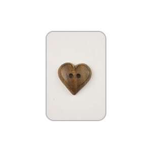   Wood Heart Button   Button from Mission Falls Arts, Crafts & Sewing