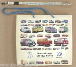 VW Bus 60 Jahre   Tasche & Schlüsselband   limitiert  