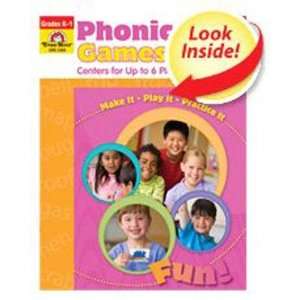  Phonics Games:Centers Level B: Toys & Games